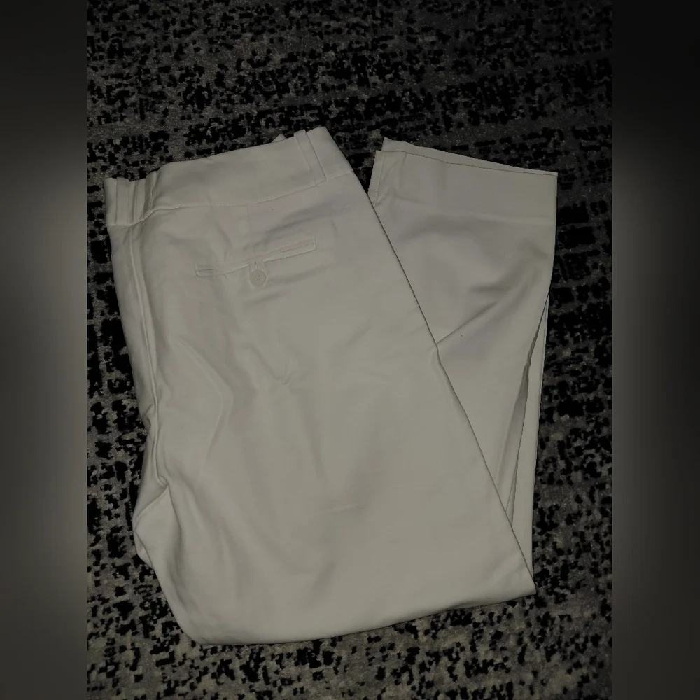 The Limited Cream Trouser Pants 14R White Minimalist Quiet Luxury Career Chic